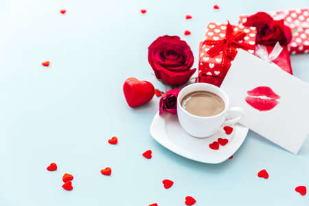 Good Morning Coffee and Rose Images and Wallpapers