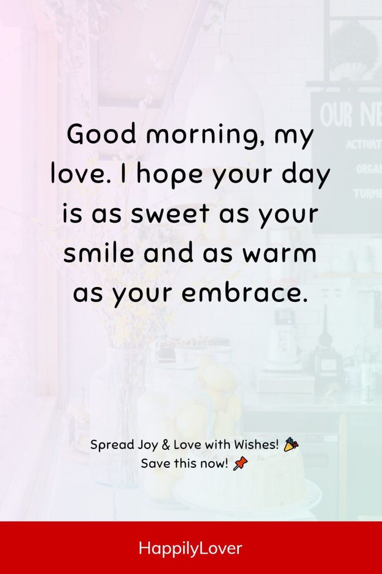 Good Morning to husband quotes