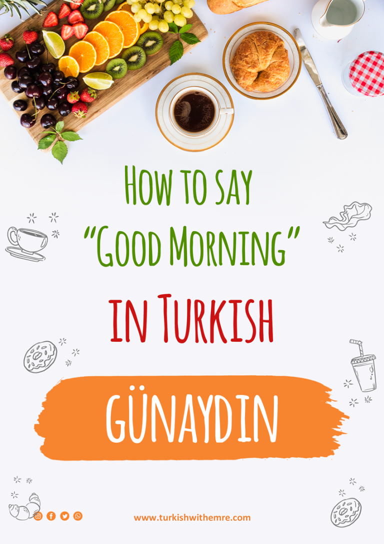 turkish for Good Morning