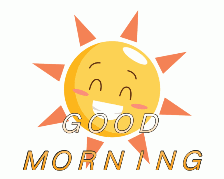 Good Morning sun gif